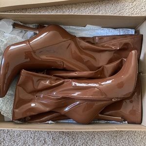 Steve Madden Cognac heeled boots